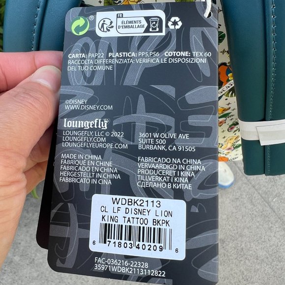 COLLECTION LOUNGE EXCLUSIVE LF LION KING TATTOO BACKPACK - Picture 2 of 8